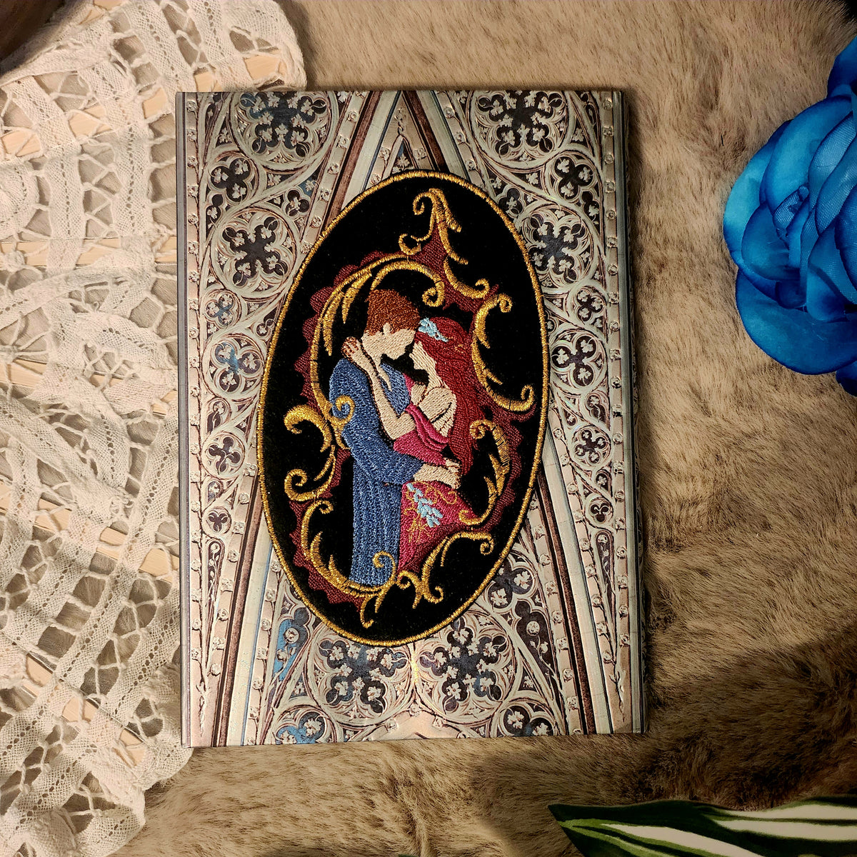 Marque-pages brodé « Il était une fois »