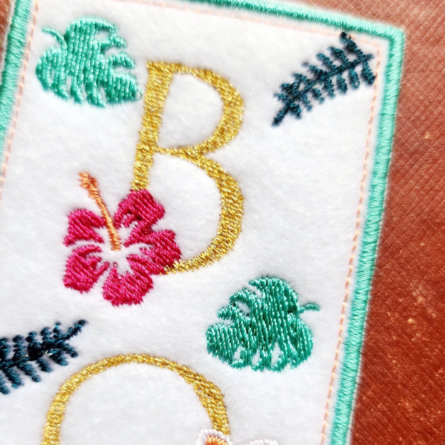 Marque-pages brodé « Summer »