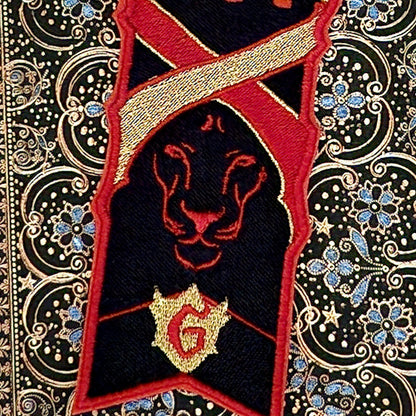 Marque-pages brodé « Gryffondor »