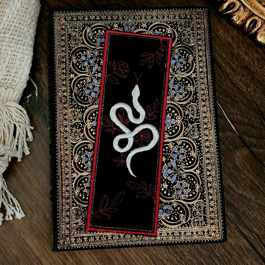 Marque-pages brodé « Lakestone rouge »