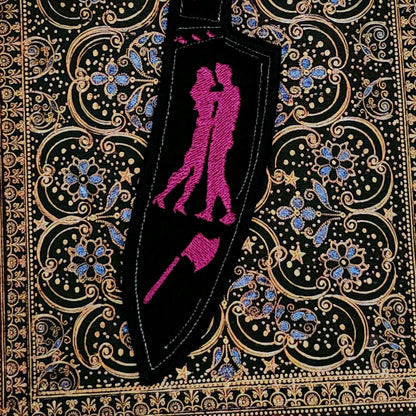 Marque-pages brodé « Butcher & Blackbird »