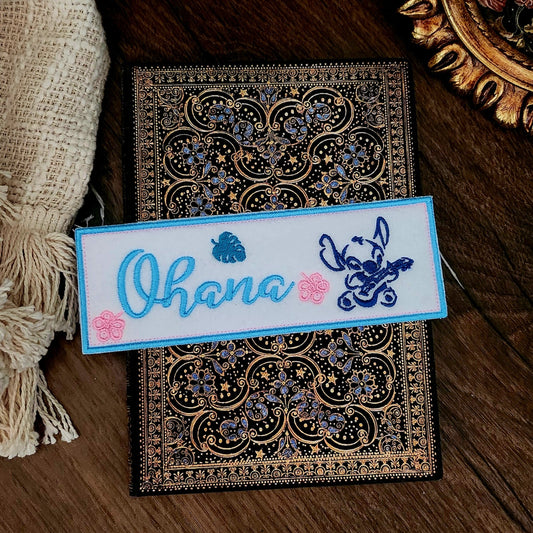 Marque-pages brodé « Stitch »