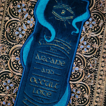 Marque-pages brodé «Les abysses inquiétants »