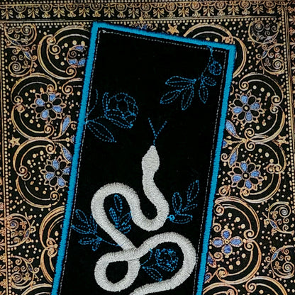 Marque-pages brodé « Lakestone bleu »