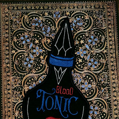 Marque-pages brodé « Blood»