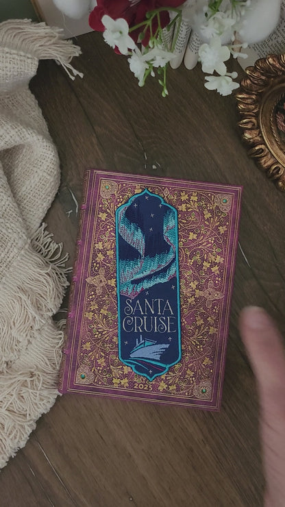 Marque-page brodé  « Santa Cruise » de Flora Peony