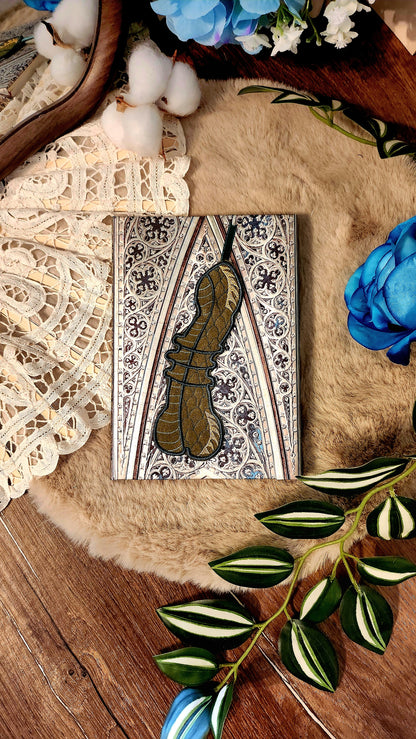 Marque-page brodé  « L'anaconda du desert »