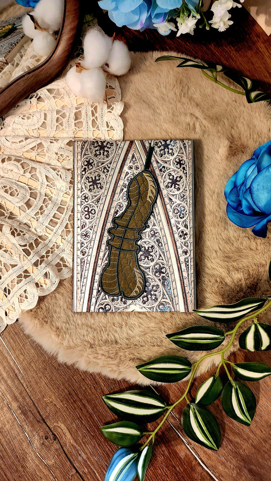 Marque-page brodé  « L'anaconda du desert »