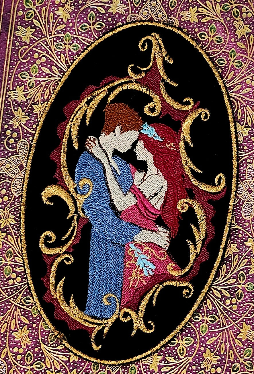 Marque-pages brodé « Il était une fois »