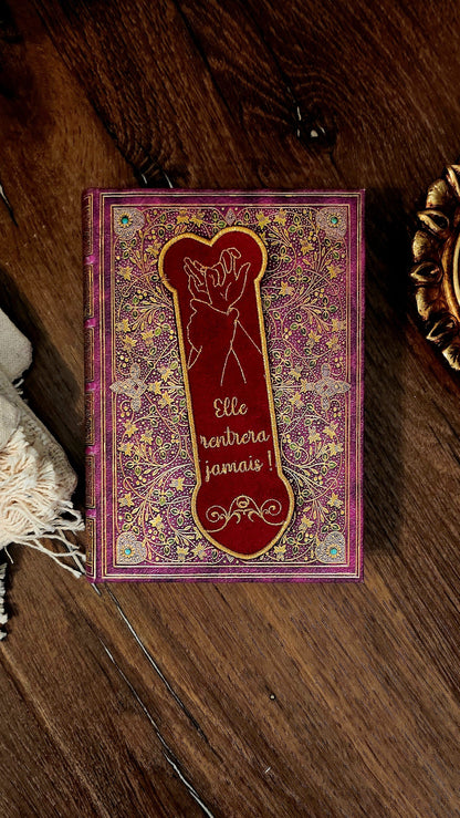 Marque-page brodé  « Jamais dire jamais ! »