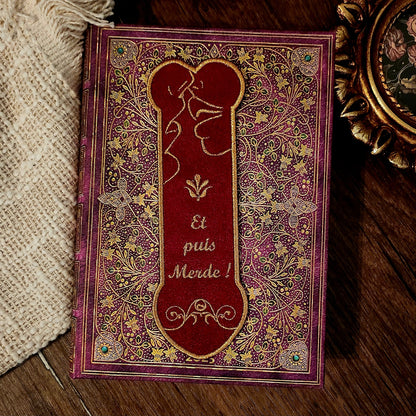 Marque-page brodé  « Et puis Merde ! »