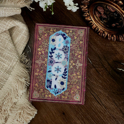 Marque-pages brodé « Hiver »