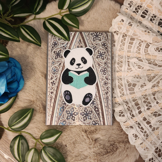 Marque-pages brodé " Panda "