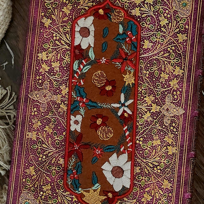 Marque-pages brodé « Noël »