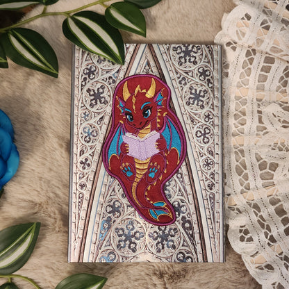 Marque-pages brodé " Dragon "